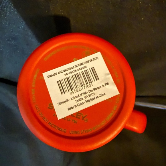 New Stanley 40oz Laser LEngravedV Red Tumbler with Straw *No Original Box* - Picture 7 of 7